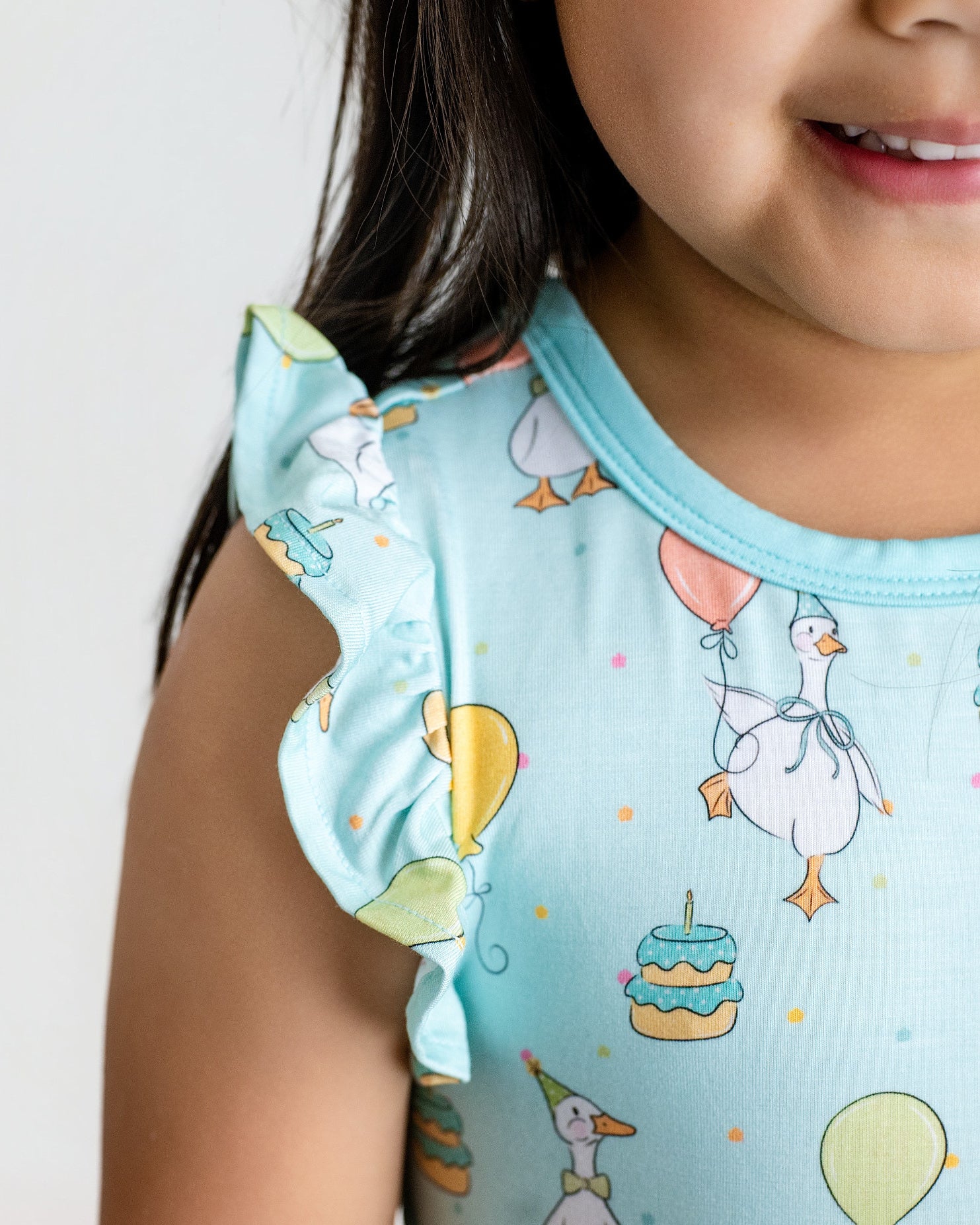 Party Geese Green Twirl Dress