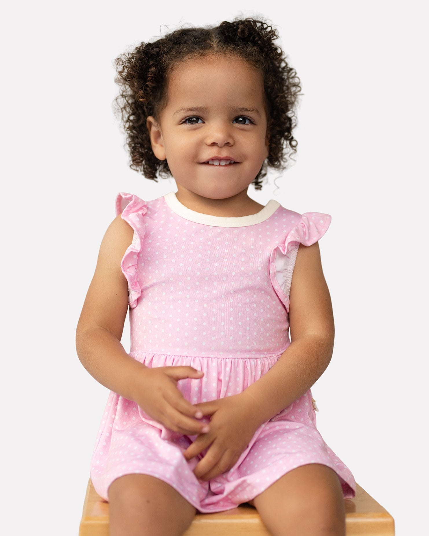Polka Dots Twirl Dress with bodysuit