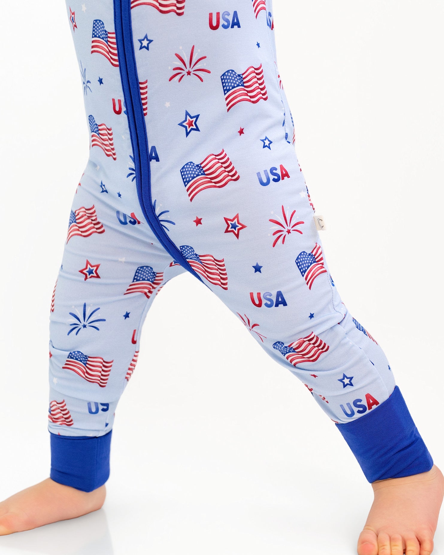 Little Firecracker Zip Romper