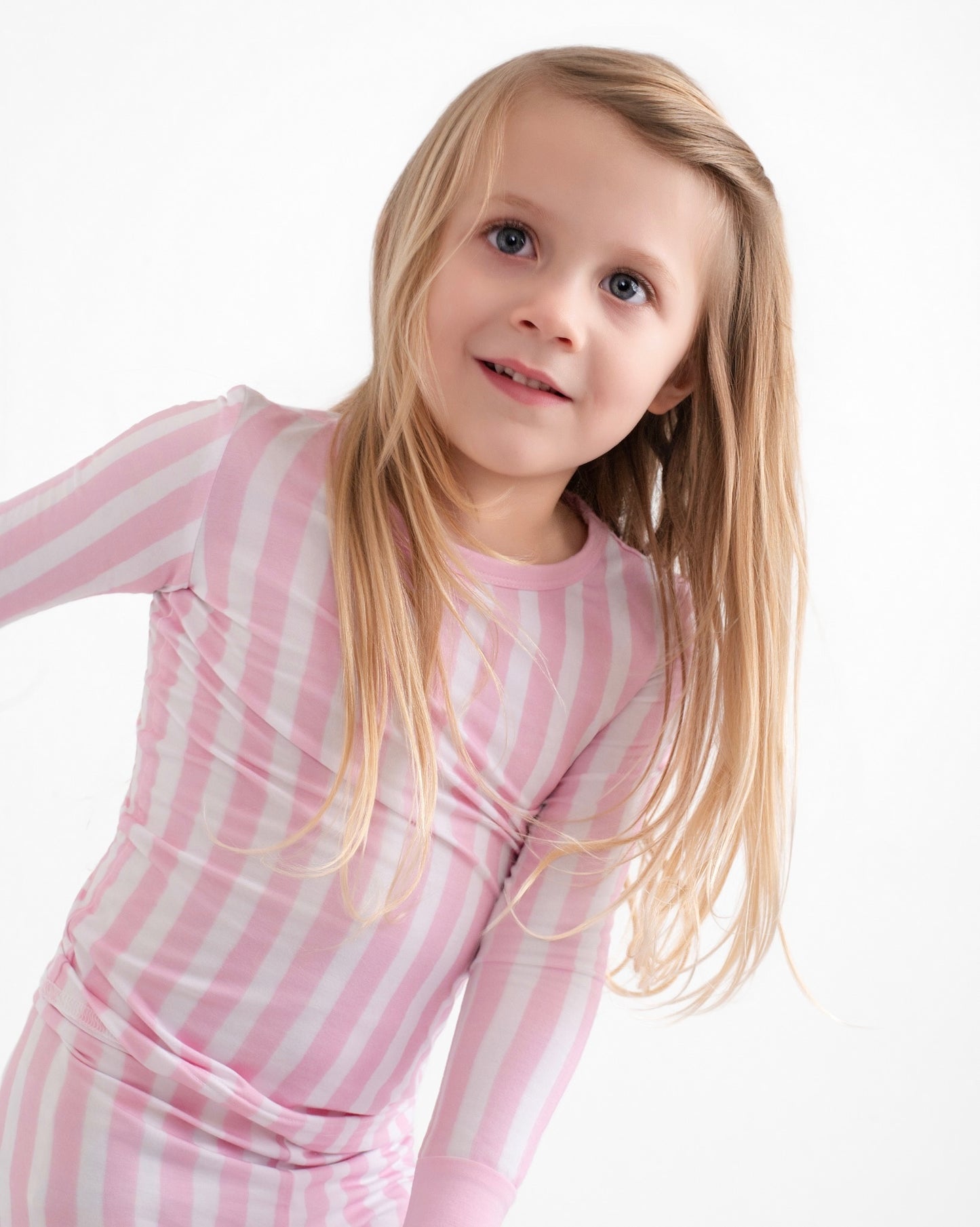 Cotton Candy Pink Stripe Two piece