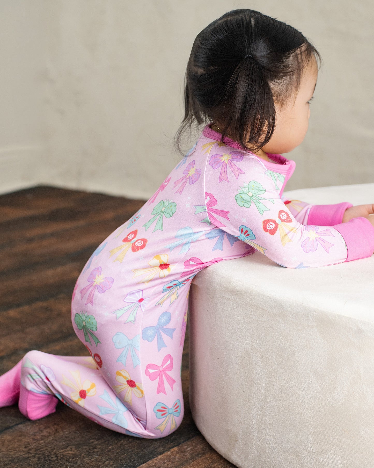 Fairytale Bows Zip Romper