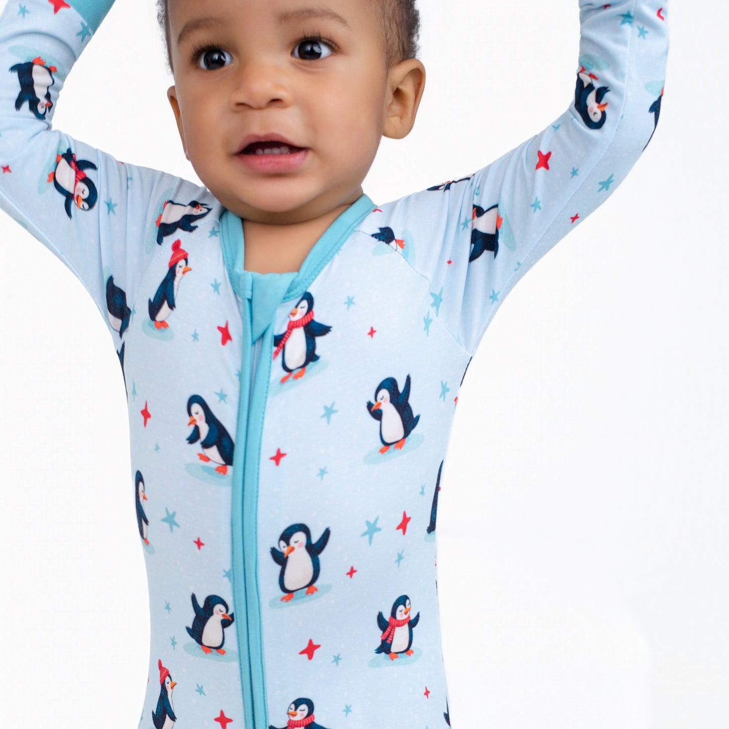 Penguin Pals Zip Romper