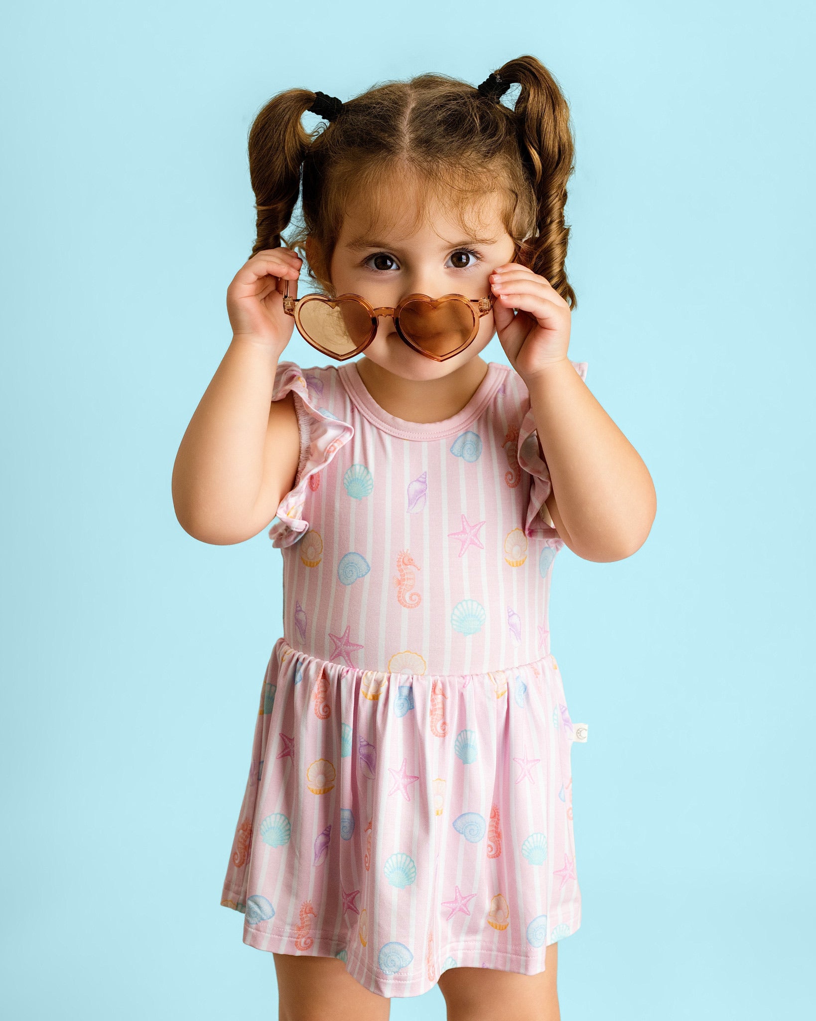 Coastal Dreams Twirl Dress with bodysuit