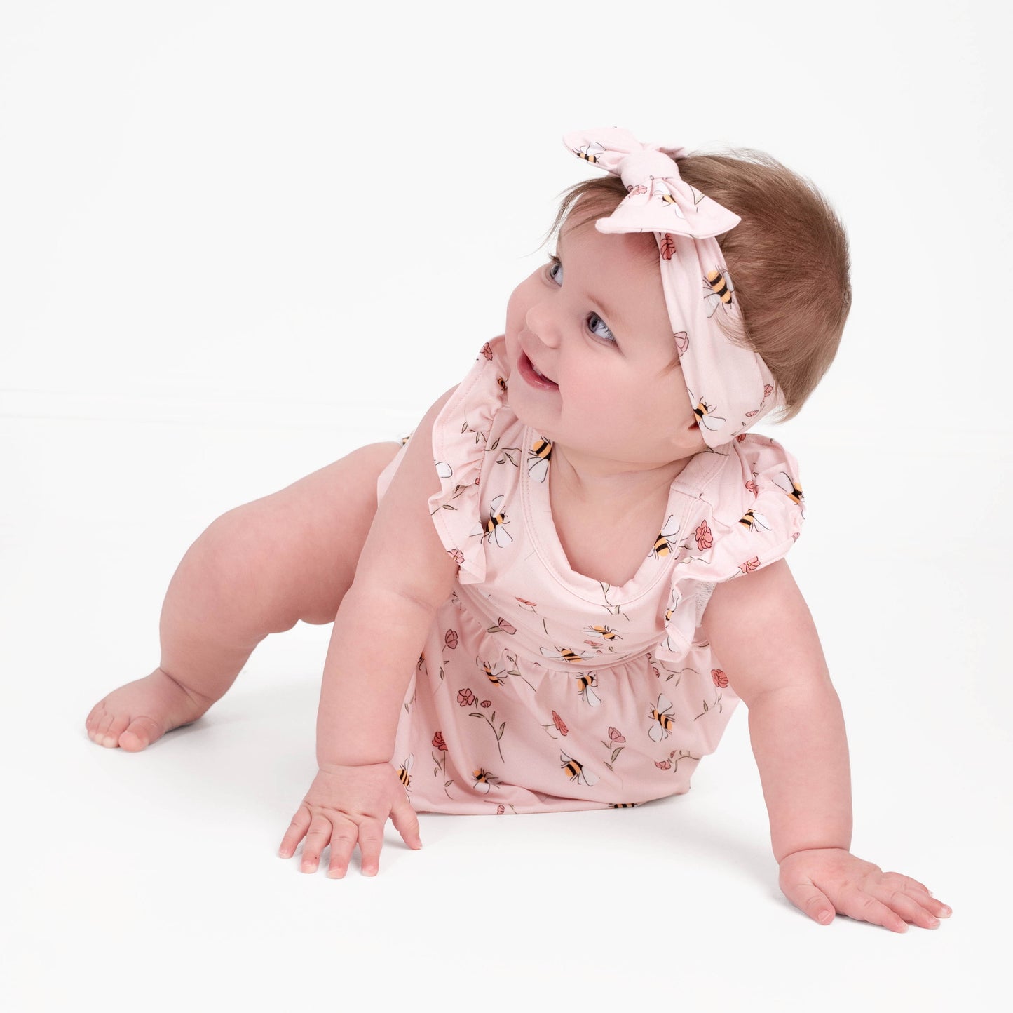 Blooming Bee Twirl Dress with bodysuit