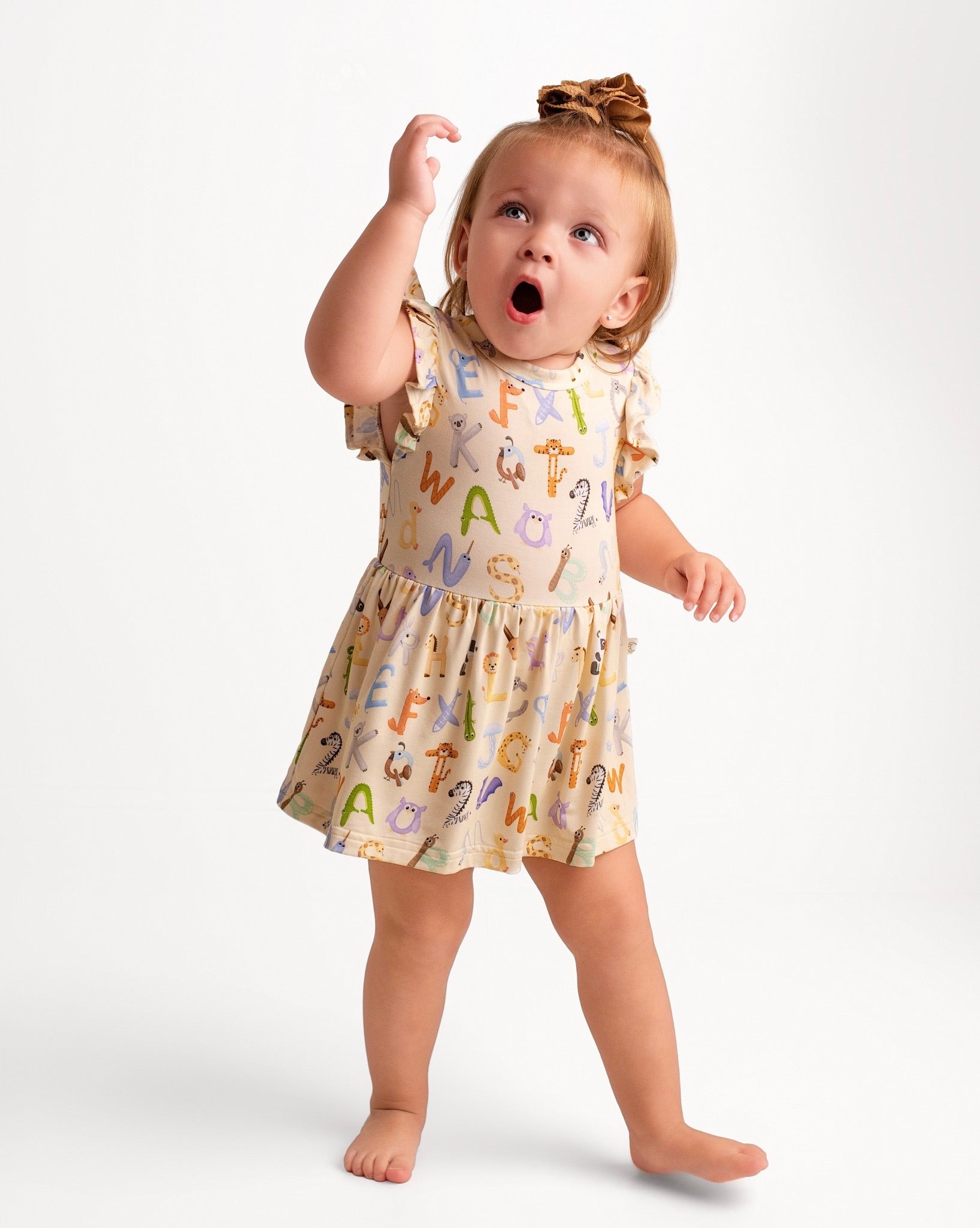 ABC Twirl Dress with bodysuit