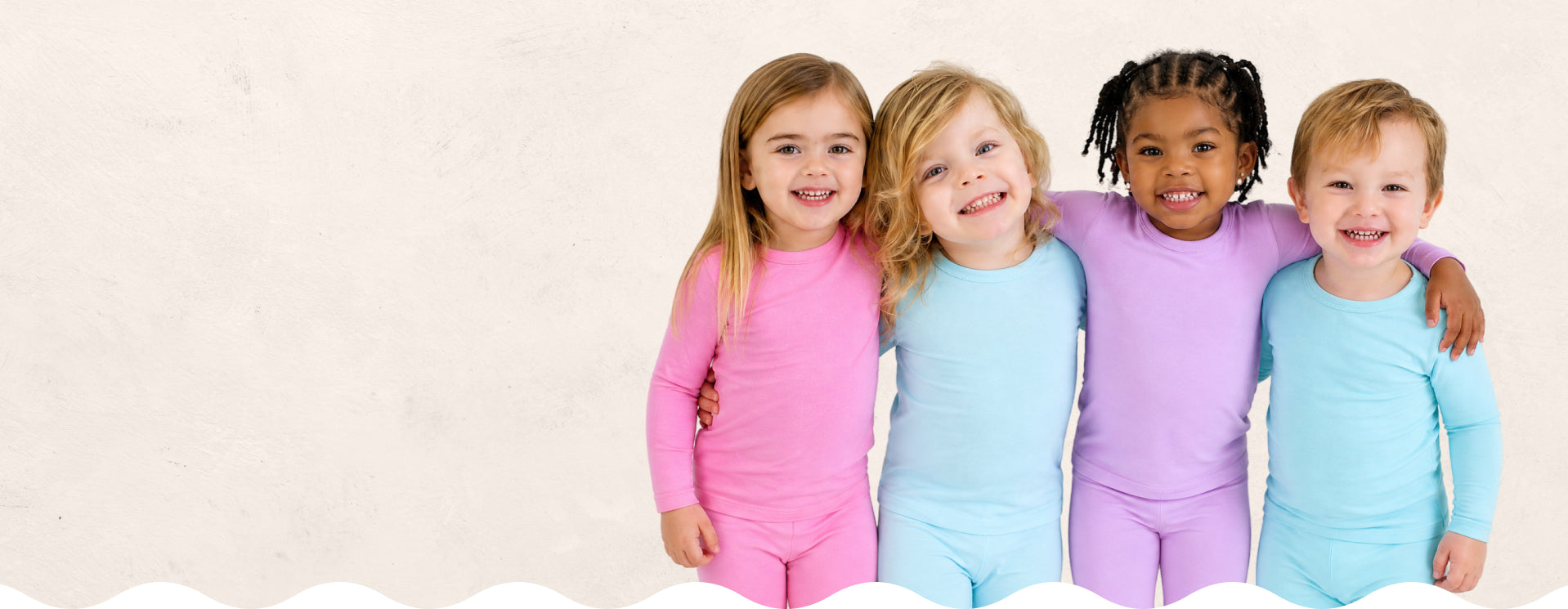 Children wearing patriotic Dreamy Bamboo pajamas