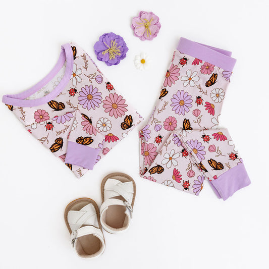 Butterfly Floral Two- piece