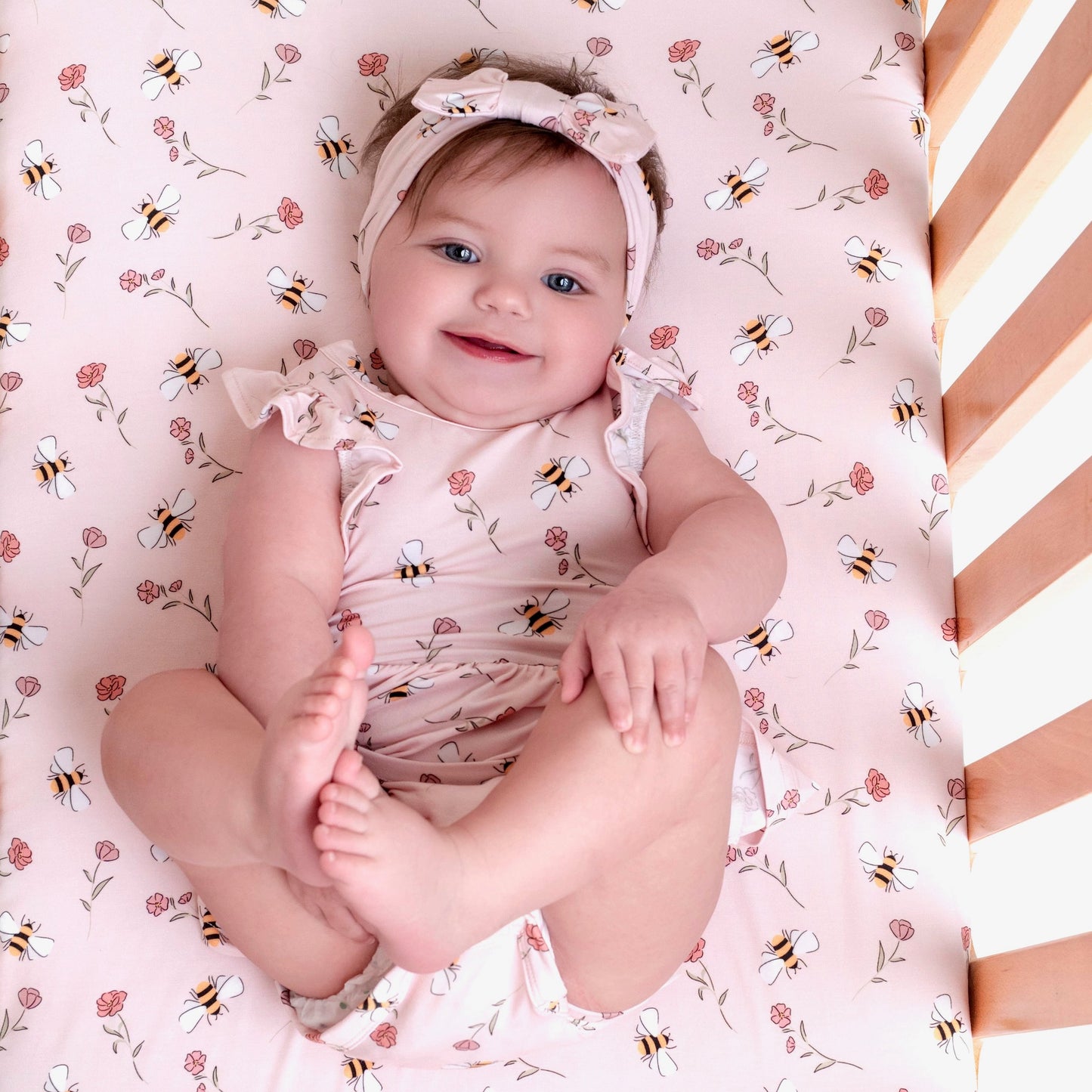 Blooming Bee Twirl Dress with bodysuit
