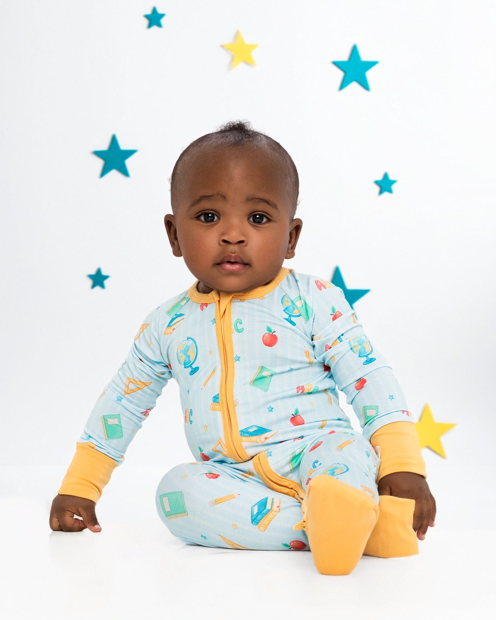 School Days Zip Romper