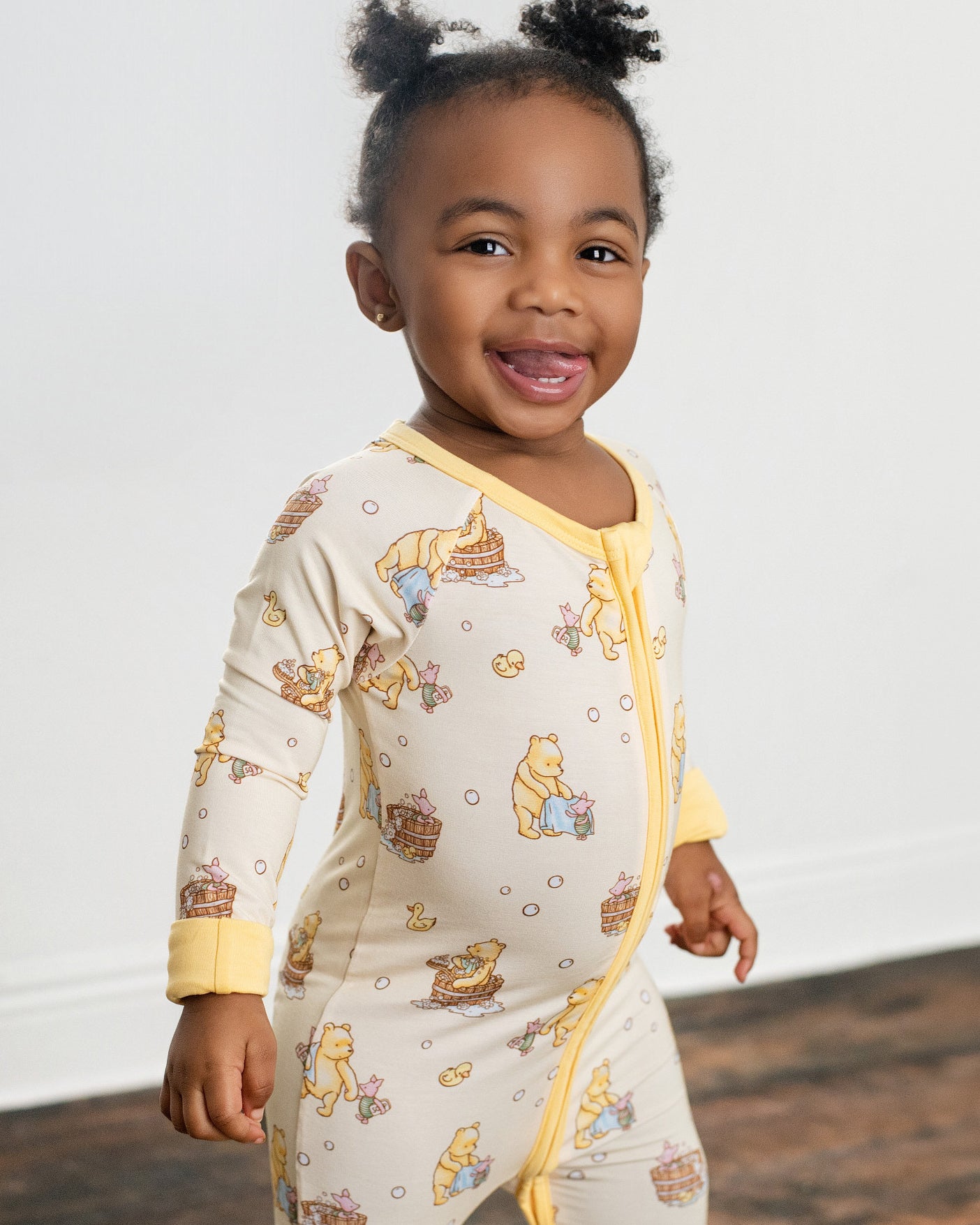 Bubble Bear Zip Romper – Dreamy Bamboo