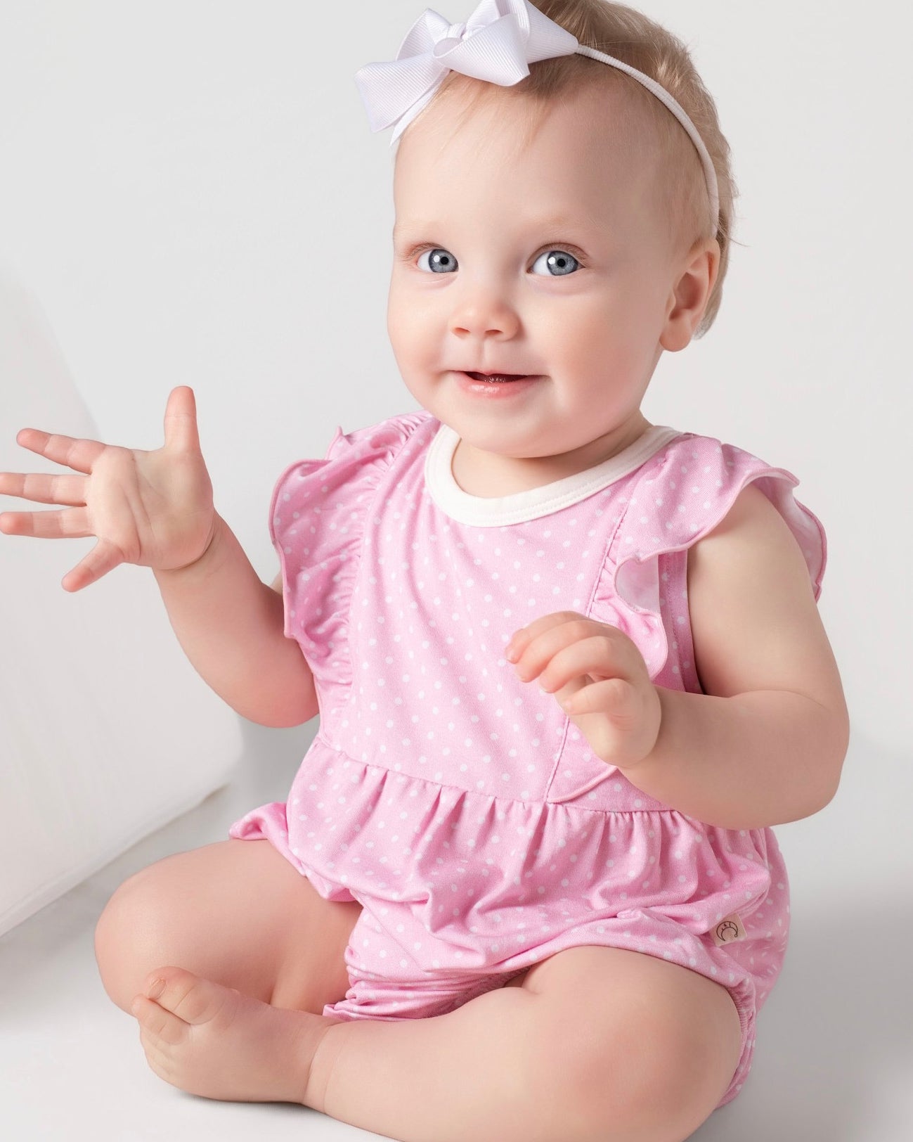 Polka Dots Bubble Romper