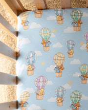 Bear In The Air Fitted Crib Sheet