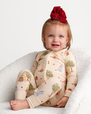 Orchard Friends Zip Romper