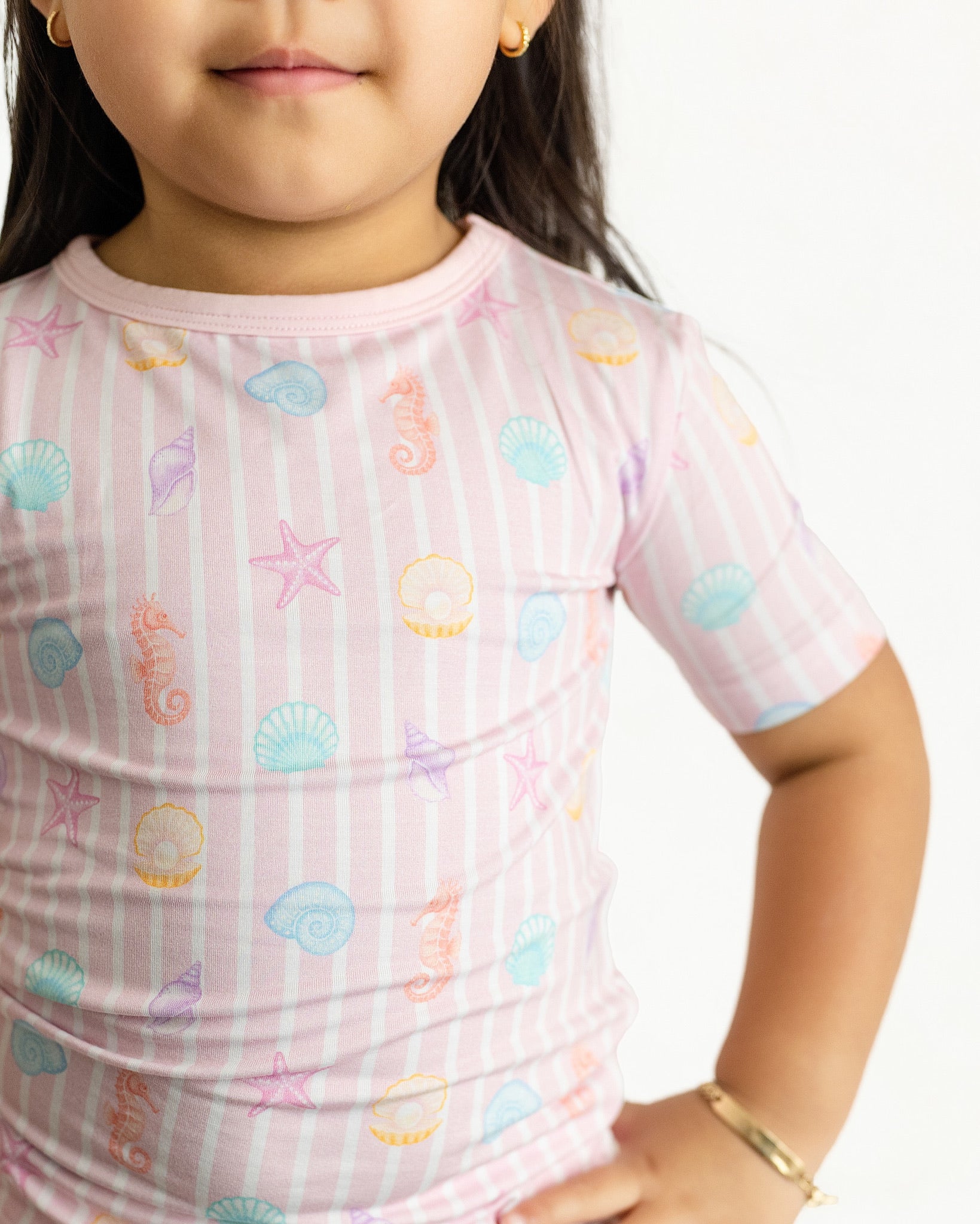 Coastal Dreams Two-Piece Short Sleeve & Shorts Set