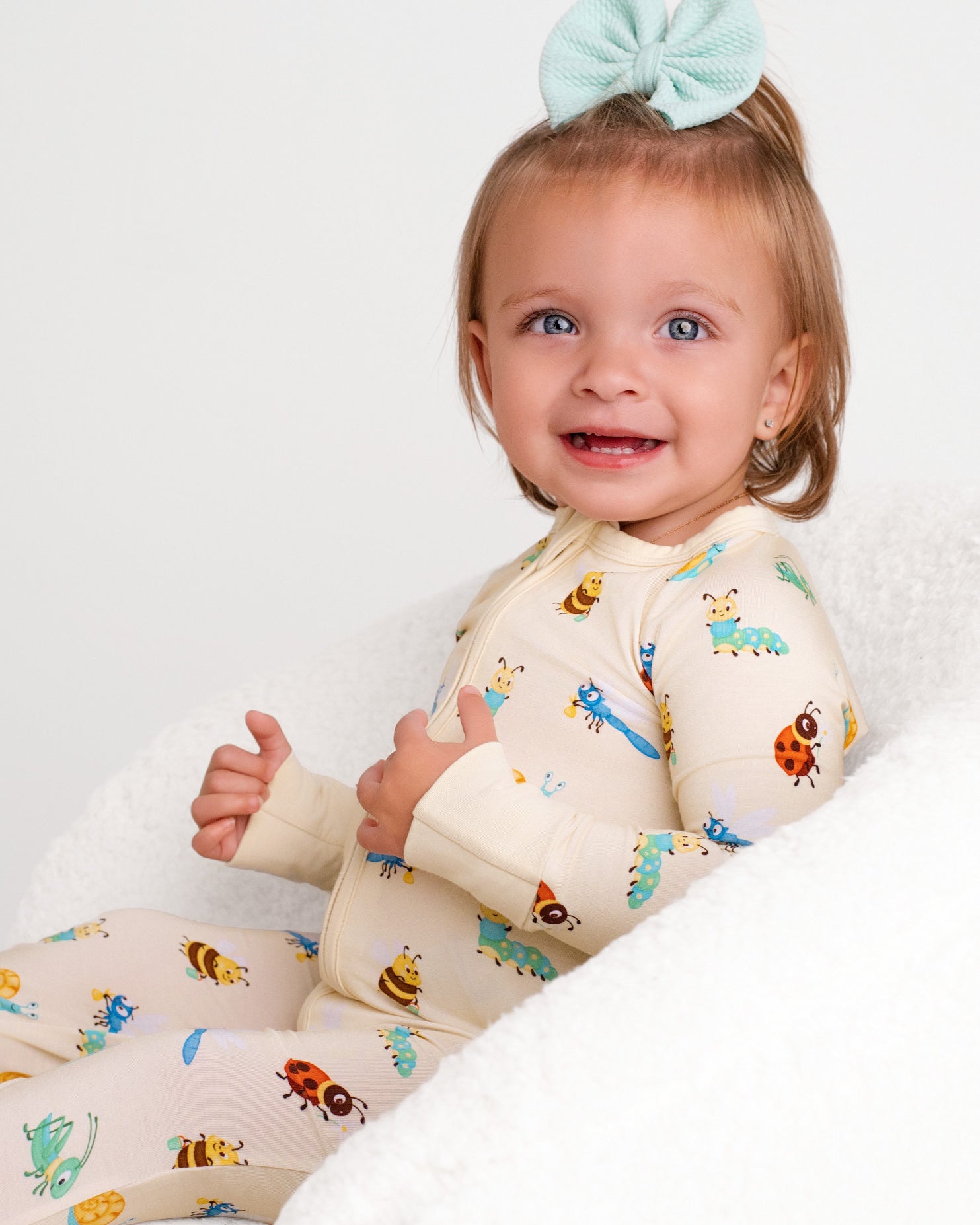 Busy Bugs Zip Romper