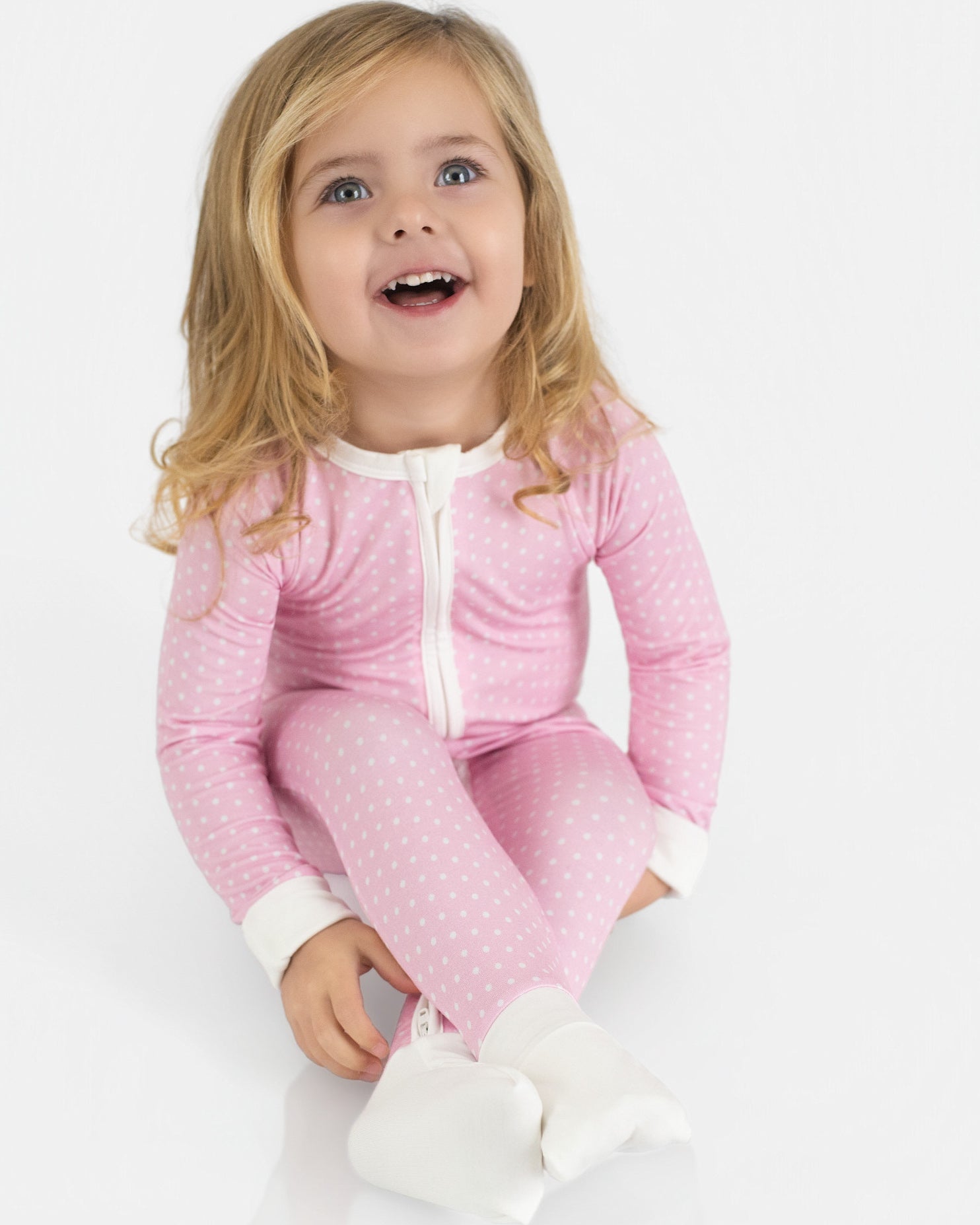 Polka Dots Zip Romper