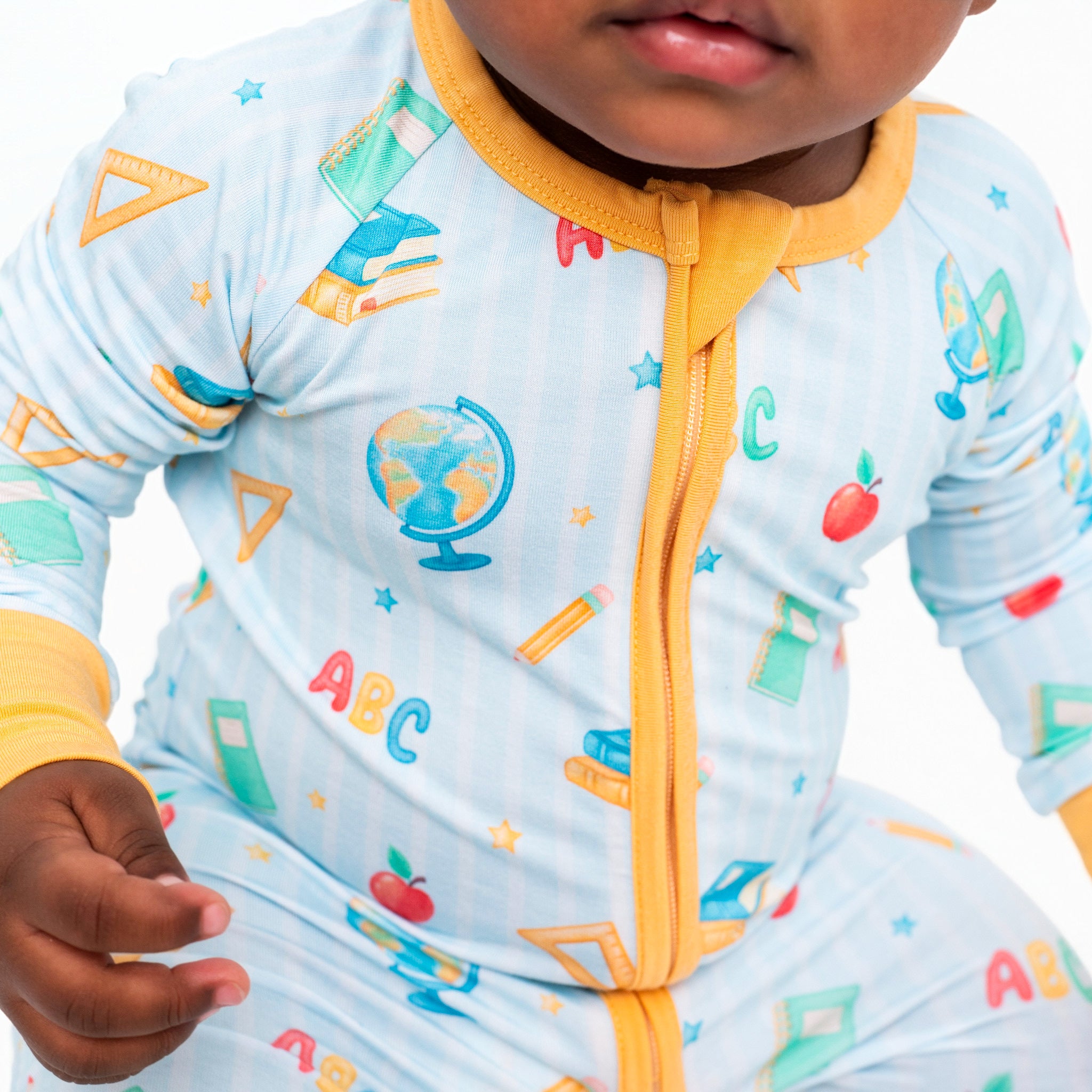 School Days Zip Romper