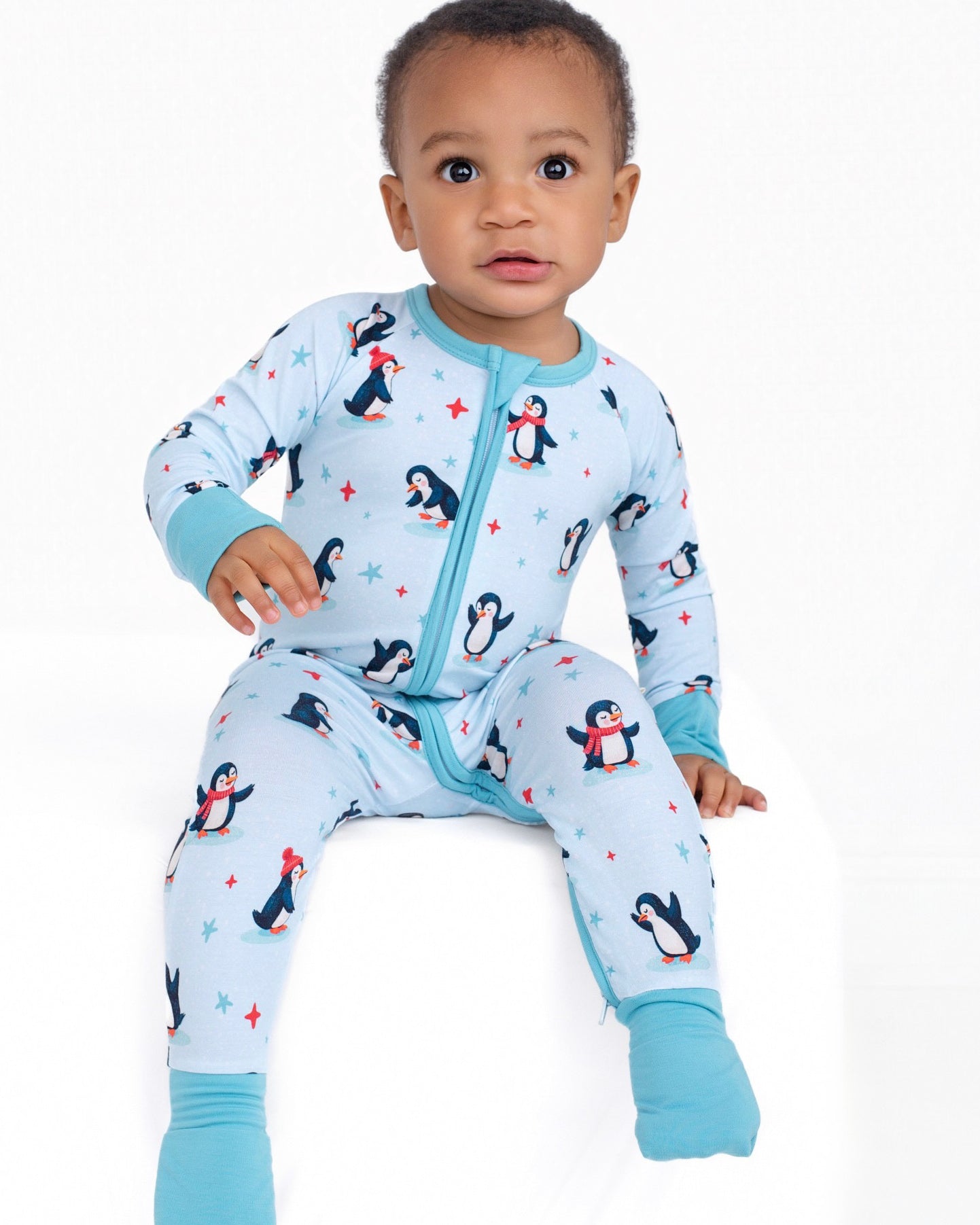 Penguin Pals Zip Romper