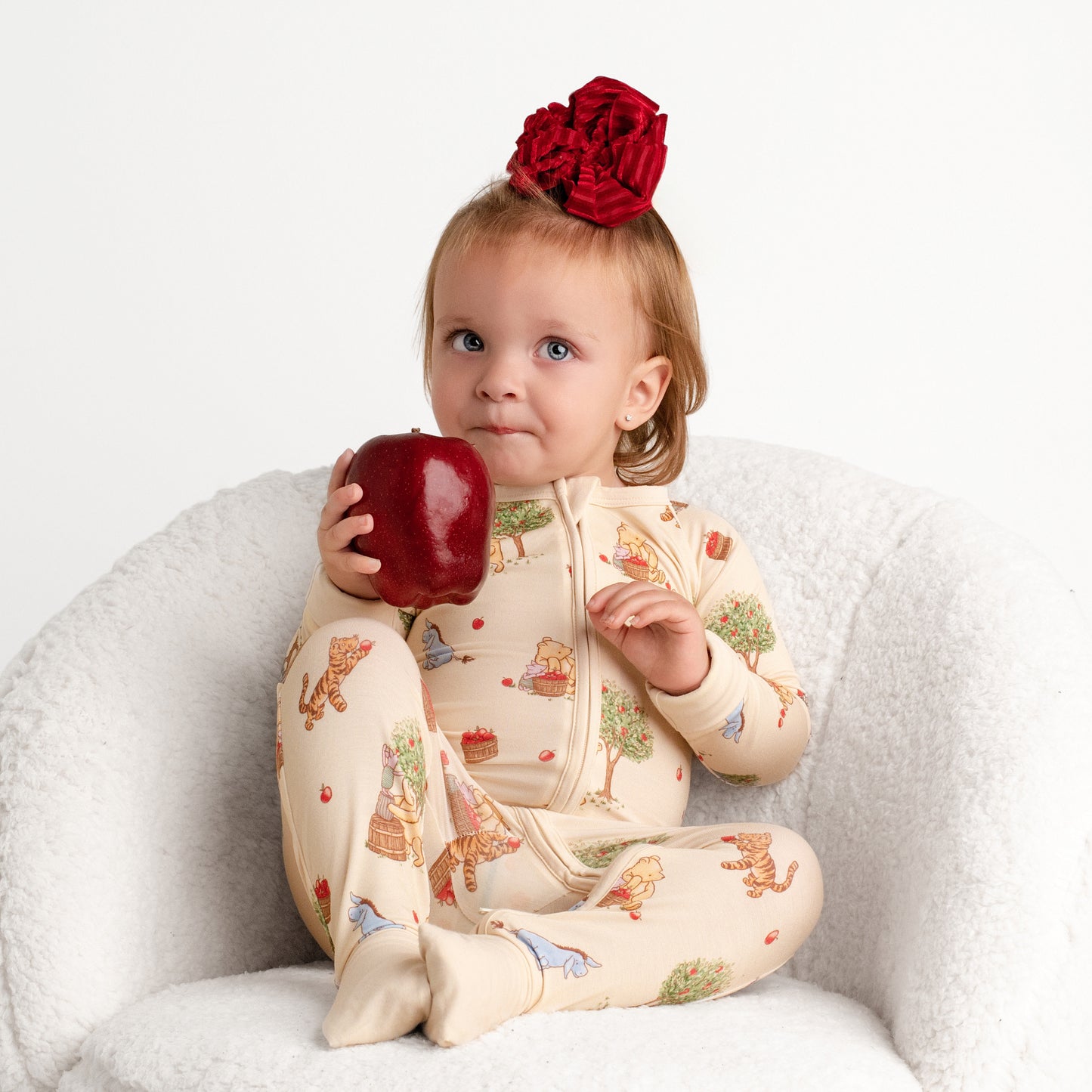 Orchard Friends Zip Romper